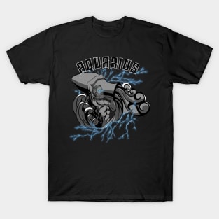 Lightning Aquarius (Blue) T-Shirt